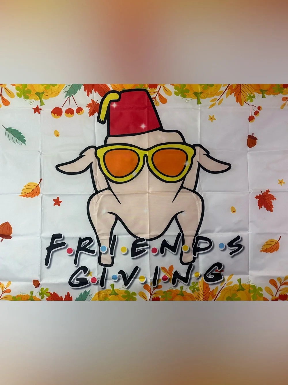 Friends Giving Backdrop Banner 45.3’’ x 70.8’’